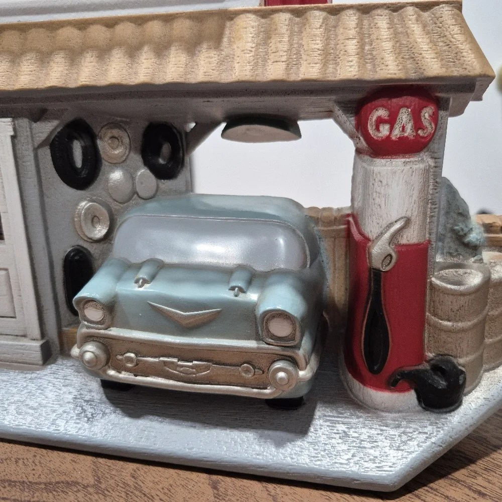 Vintage 1990 Coca-Cola Route 66 Gas Station Advertising Clock